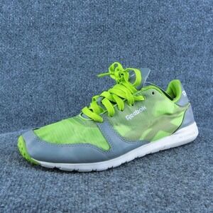 Reebok Women Sneaker Shoes Green‎ Synthetic Lace Up Size 9 Medium